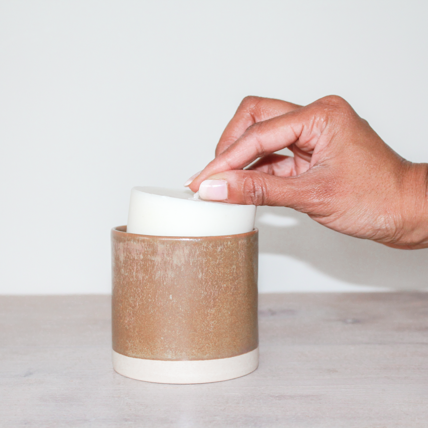 Fudge Regular Refillable Candle Pot + Refill