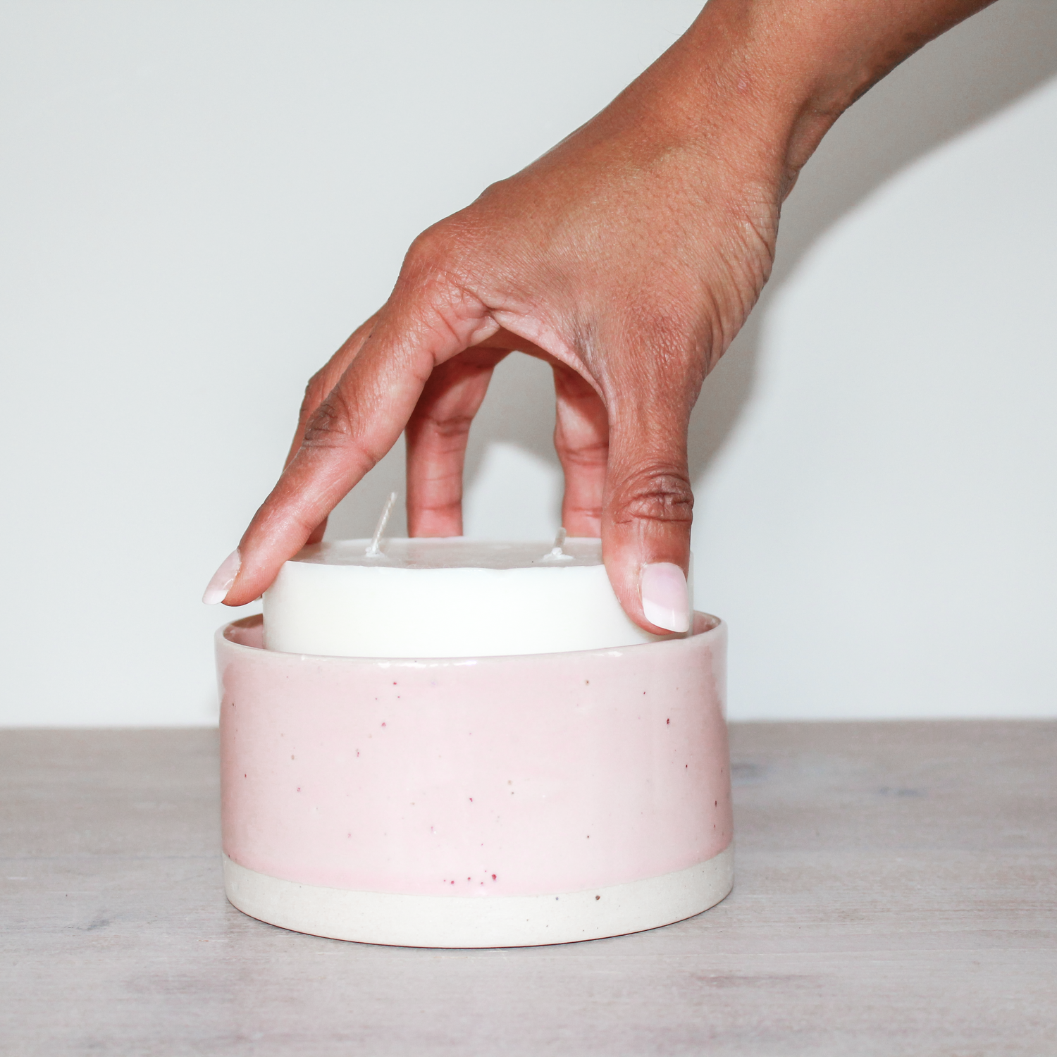 Large Refillable Candle Pots
