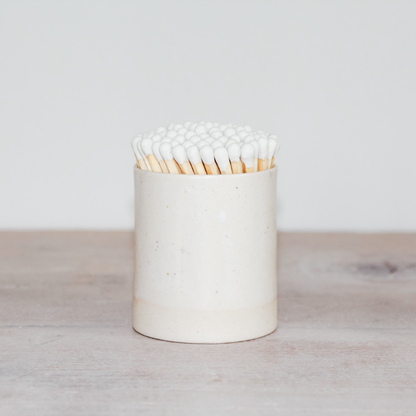 Marshmallow Match Pot + Matchstick Refill