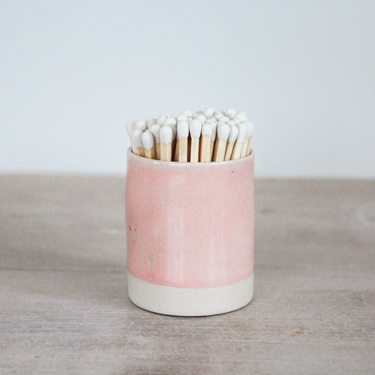 Pink-a-Boo Matchpot + Matchstick Refill