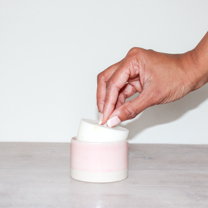 Pink-a-Boo Mini Refillable Candle Pot + Refill