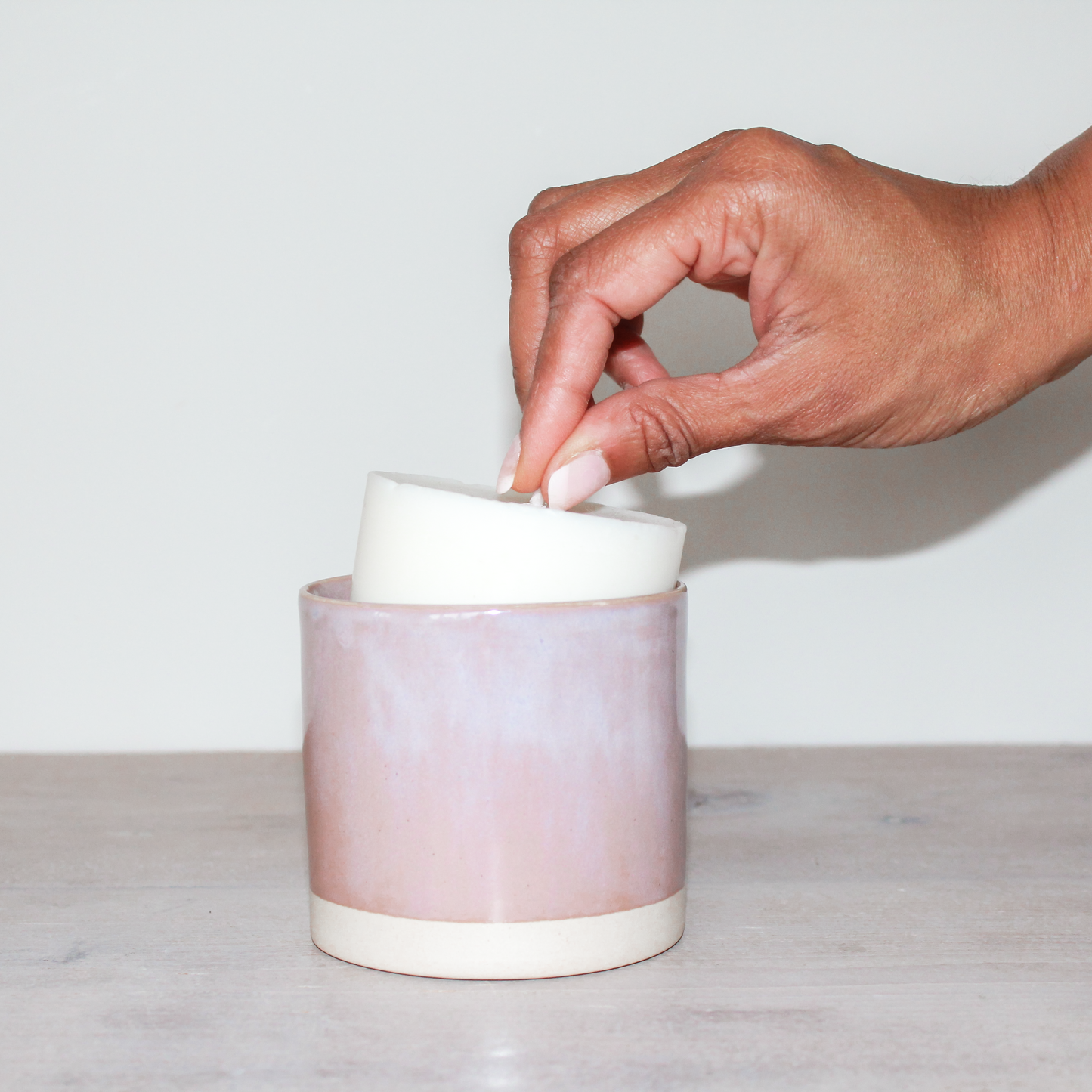 Purple Haze Regular Refillable Candle Pot + Refill
