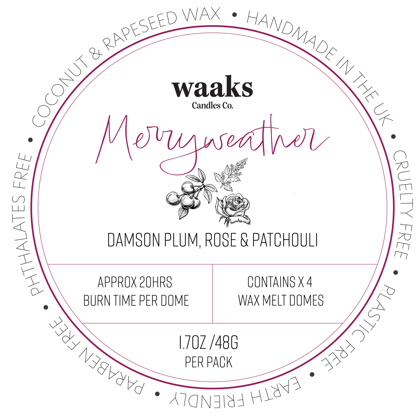 Merryweather | Wax Melts ( Pack of 4)