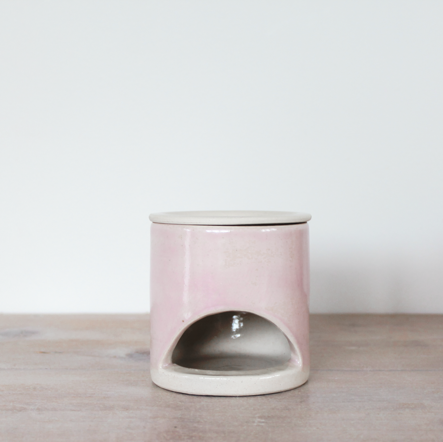 Pale Pink Handmade Ceramic Wax Burner
